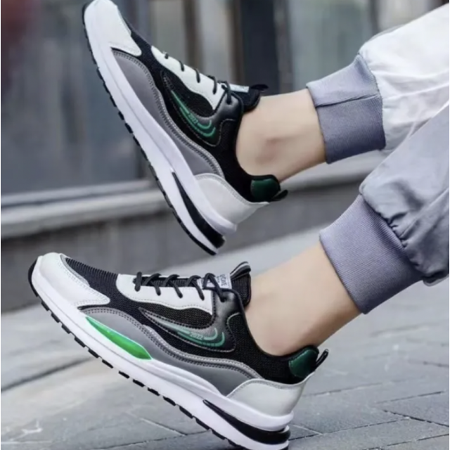 Julia-Mall Summer Mesh Sports Shoes for Men Breathable and Comfortable Running Shoes, Casual Shoes